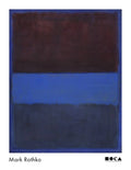 Art Print Mark Rothko No 61 Rust and Blue 71x91 5cm MKR 859 PGM | Yourdecoration.com