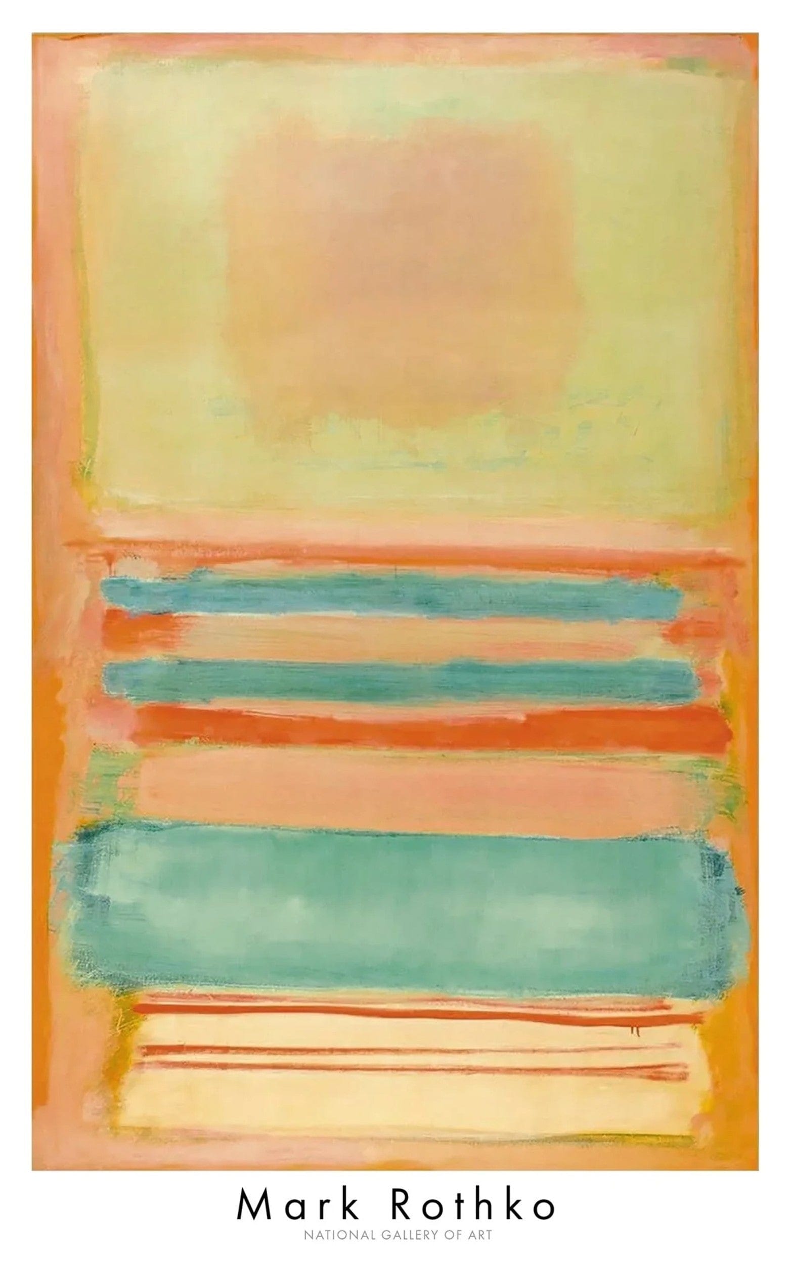 Art Print Mark Rothko No 7 No 11 1949 63 5x101 5cm MKR 858 PGM | Yourdecoration.com