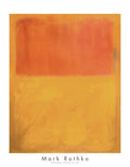 Art Print Mark Rothko Orange and Tan 1954 71x91cm MKR 905 | Yourdecoration.com