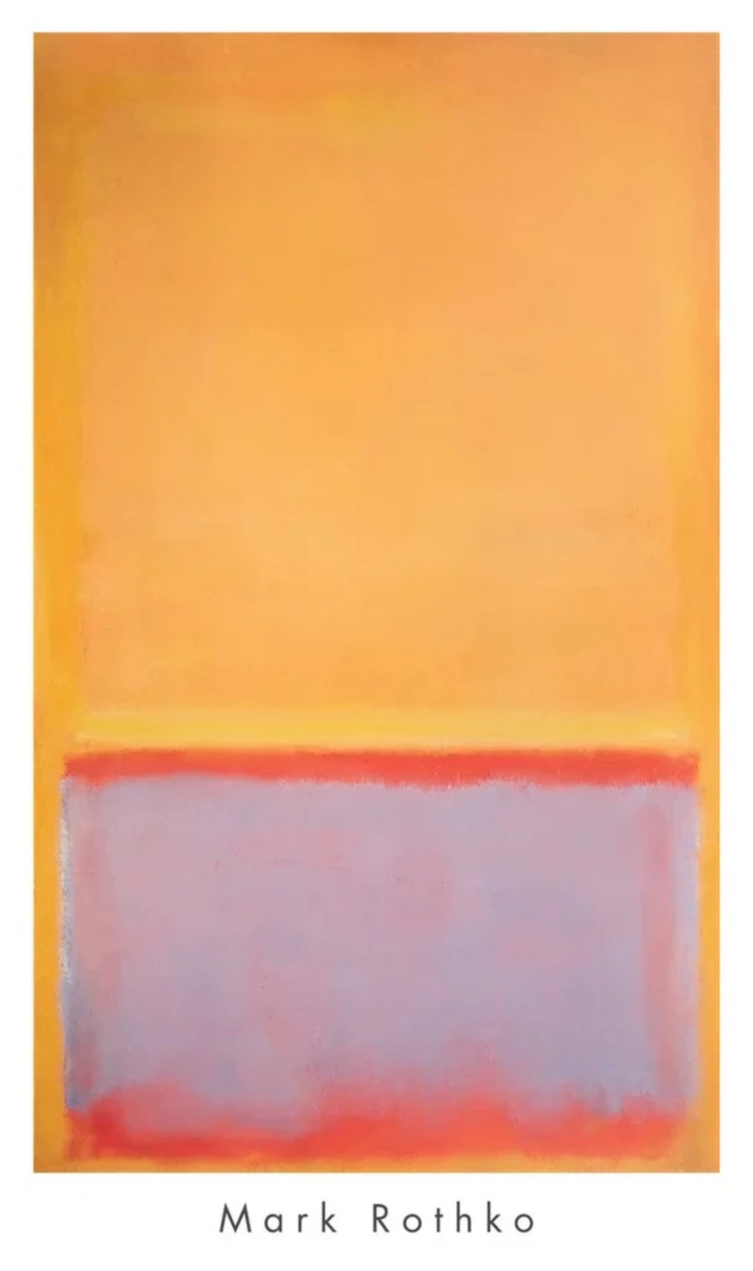 Art Print Mark Rothko Untitled 1954 57x96 5cm MKR 820 | Yourdecoration.com