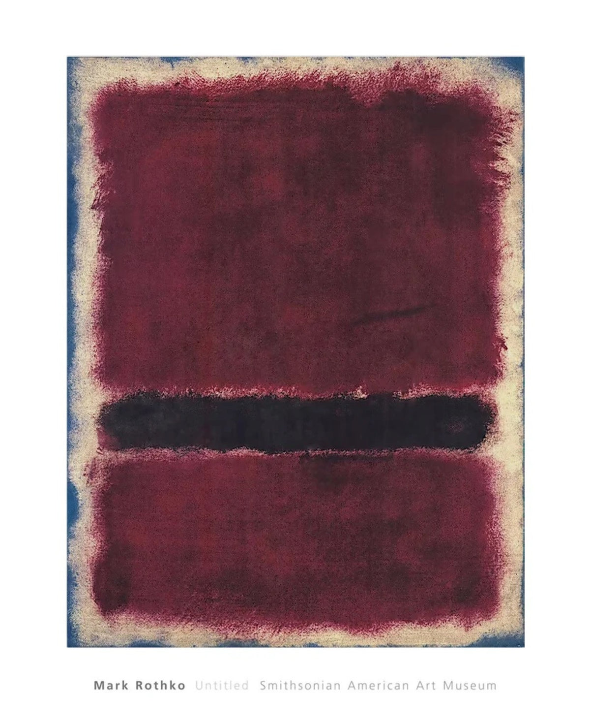Art Print Mark Rothko Untitled 1963 66x81cm MKR 587 | Yourdecoration.com