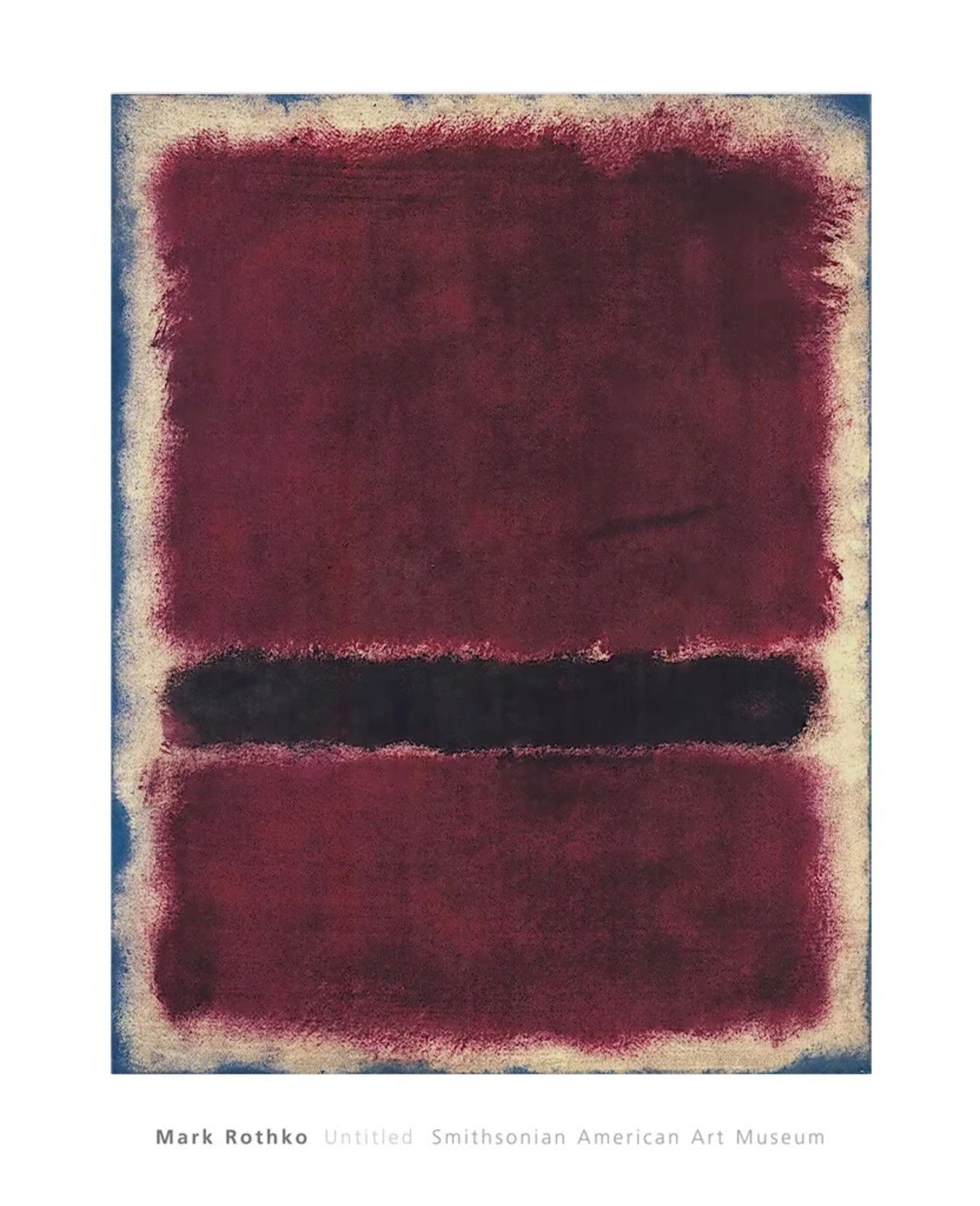 Art Print Mark Rothko Untitled 1963 66x81cm MKR 587 | Yourdecoration.com