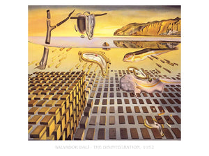 Art Print Salvador Dali La Desintegration de la Persistance de la Memoire 80x60cm SD 508 PGM | Yourdecoration.com