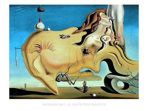 Art Print Salvador Dali Le Grand Masturbateur 80x60cm SD 510 PGM | Yourdecoration.com