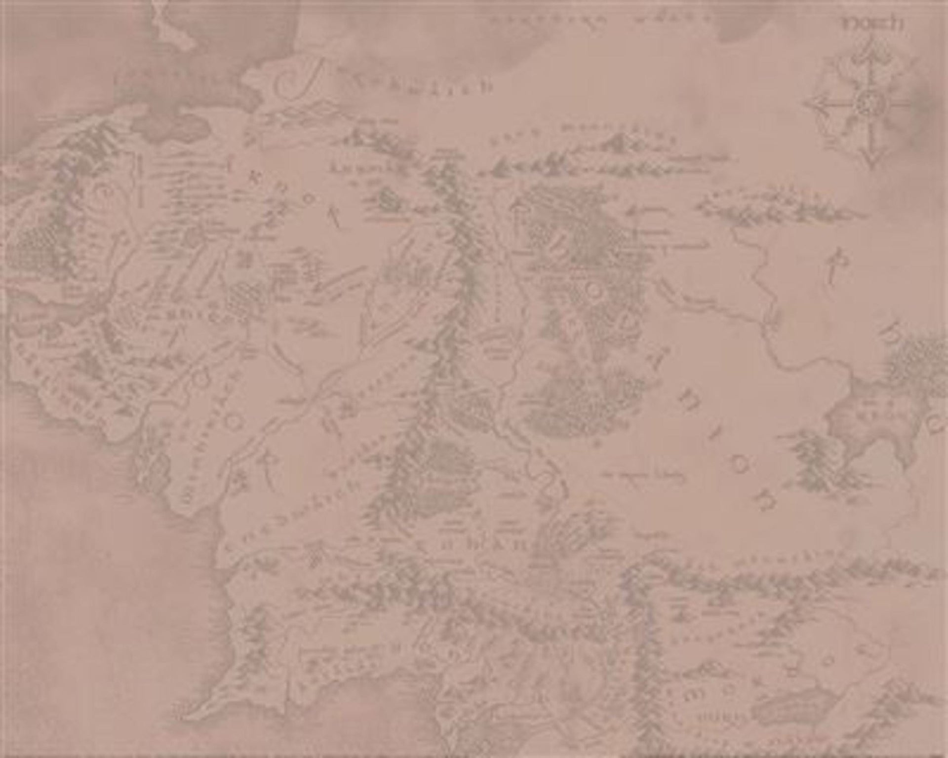 Art Print The Lord of The Rings Middle Earth 50x40cm Pyramid PPR53251 | Yourdecoration.com