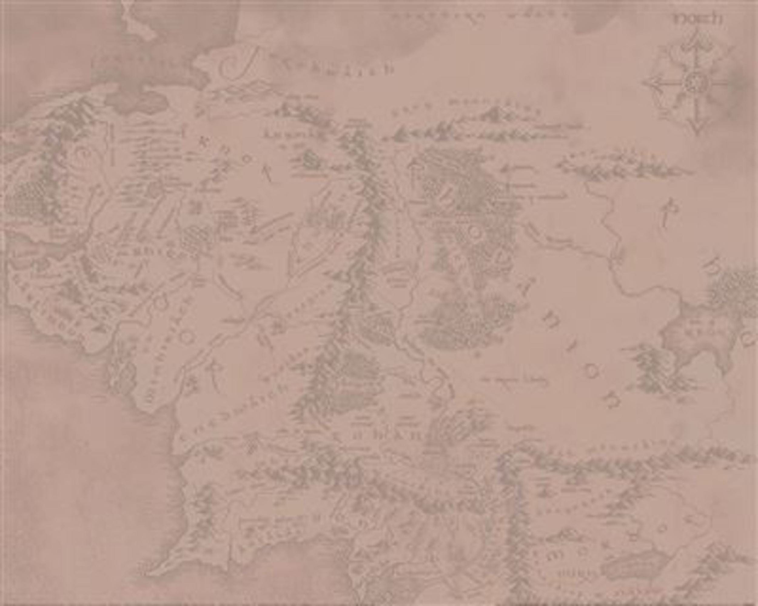 Art Print The Lord of The Rings Middle Earth 50x40cm Pyramid PPR53251 | Yourdecoration.com