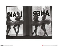 Art Print Time Life Ballet Dancers In Window 50x40cm Pyramid PPR43063 | Yourdecoration.com