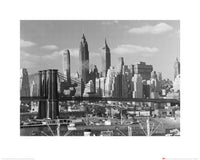 Art Print Time Life Lower Manhattan Skyline 1948 50x40cm Pyramid PPR43232 | Yourdecoration.com