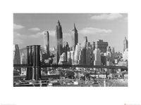 Art Print Time Life Lower Manhattan Skyline 1948 80x60cm Pyramid PPR40466 | Yourdecoration.com