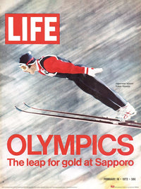 Art Print Time Life Sapporo Olympic Ski Jumper 30x40cm Pyramid PPR54153 | Yourdecoration.com