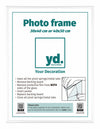 Aurora Aluminium Photo Frame 30x40cm White High Gloss Front Size | Yourdecoration.com
