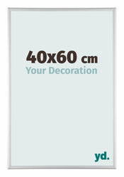 Aurora Aluminium Photo Frame 40x60cm Silver Matt Front Size | Yourdecoration.com