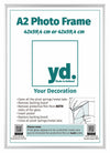 Aurora Aluminium Photo Frame 42x59 4cm A2 Silver Front Insert Sheet | Yourdecoration.com