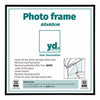 Aurora Aluminium Photo Frame 60x60cm Black Mat Front Size | Yourdecoration.com