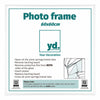 Aurora Aluminium Photo Frame 60x60cm White High Gloss Front Size | Yourdecoration.com