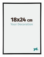 Austin Aluminium Photo Frame 18x24cm Black High Gloss Front Size | Yourdecoration.com