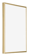 Austin Aluminium Photo Frame 18x24cm Gold High Gloss Front Oblique | Yourdecoration.com