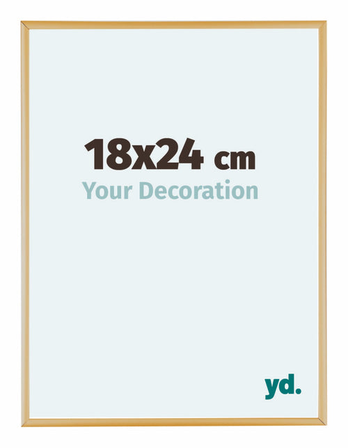Austin Aluminium Photo Frame 18x24cm Gold Vintage Front Size | Yourdecoration.com