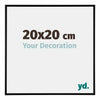 Austin Aluminium Photo Frame 20x20cm Black Matt Front Size | Yourdecoration.com