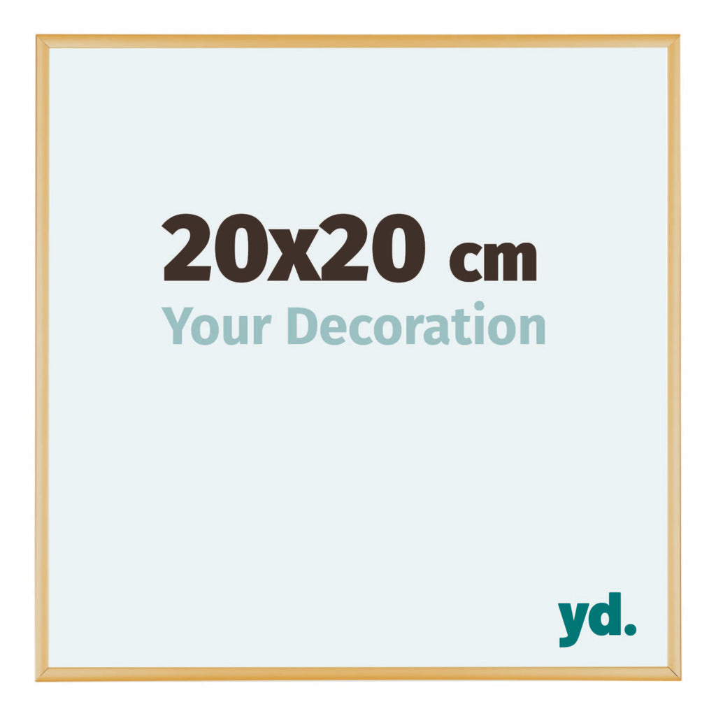 Austin Aluminium Photo Frame 20x20cm Gold Vintage Front Size | Yourdecoration.com