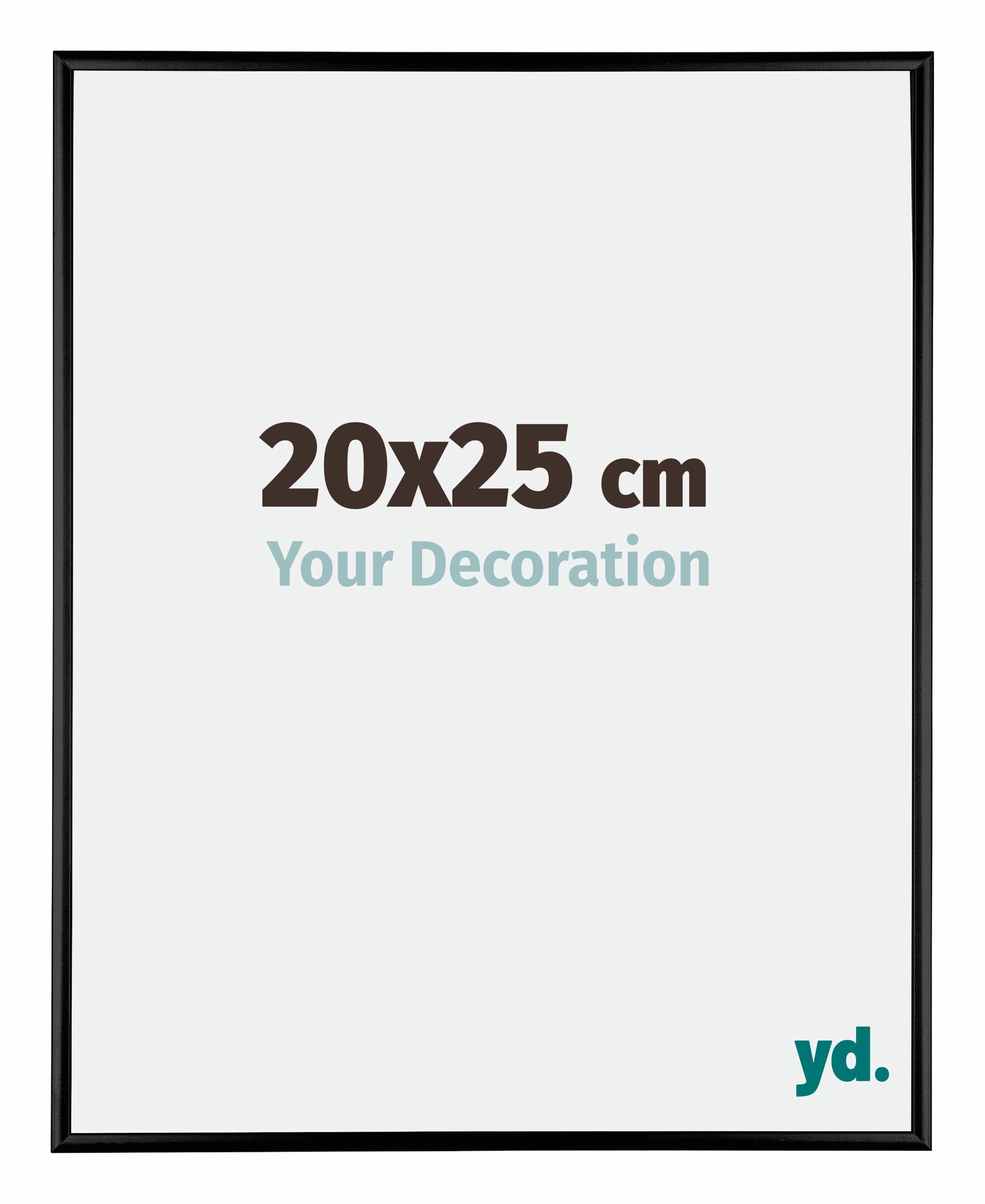 Austin Aluminium Photo Frame 20x25cm Black High Gloss Front Size | Yourdecoration.com