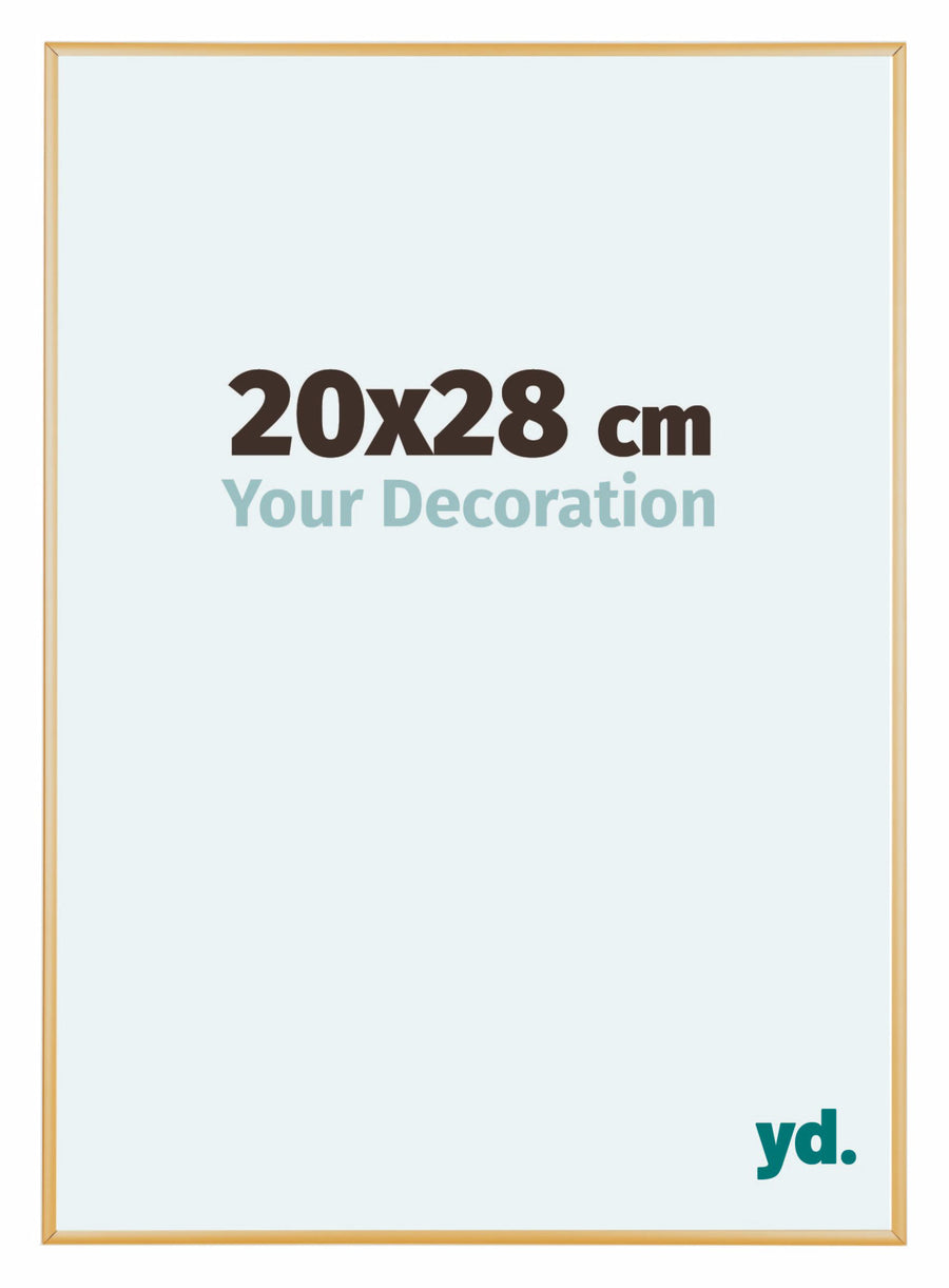 Austin Aluminium Photo Frame 20x28cm Gold Vintage Front Size | Yourdecoration.com