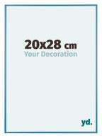 Austin Aluminium Photo Frame 20x28cm Steel Blue Front Size | Yourdecoration.com