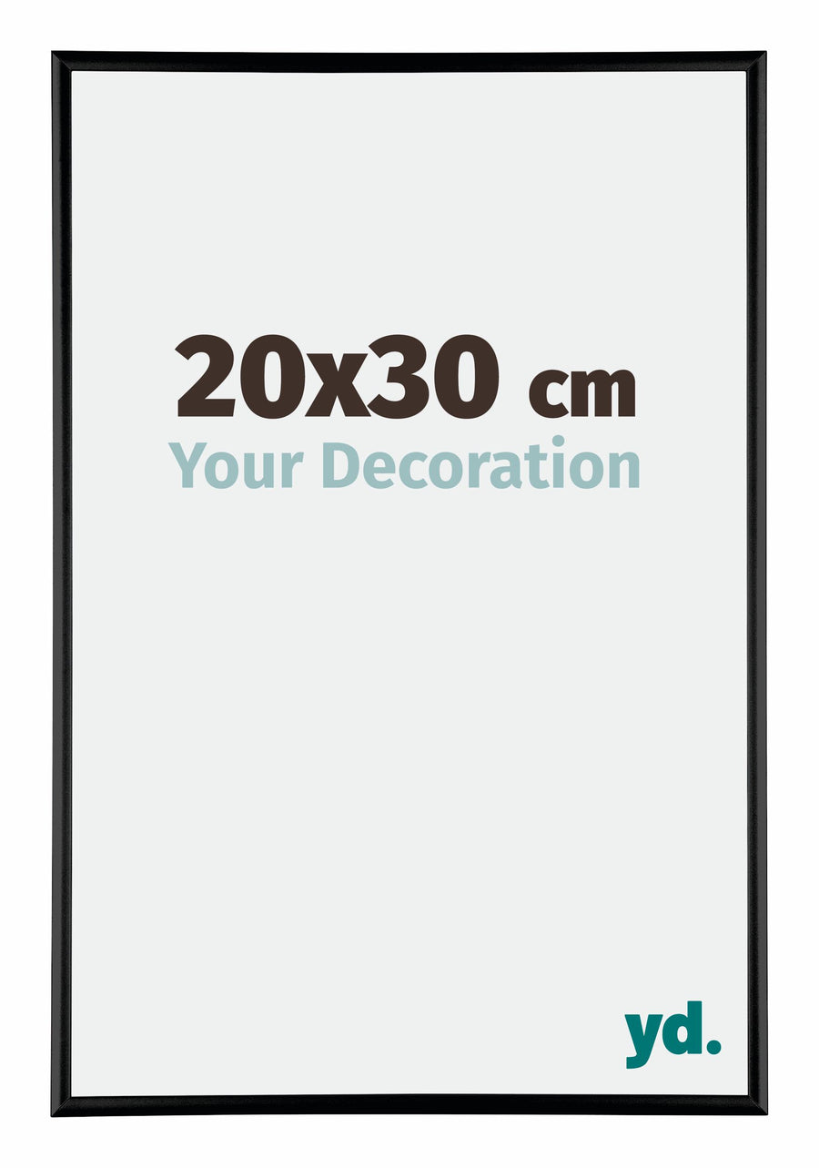 Austin Aluminium Photo Frame 20x30cm Black High Gloss Front Size | Yourdecoration.com