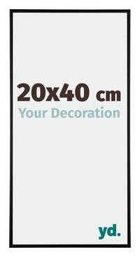 Austin Aluminium Photo Frame 20x40cm Black Matt Front Size | Yourdecoration.com
