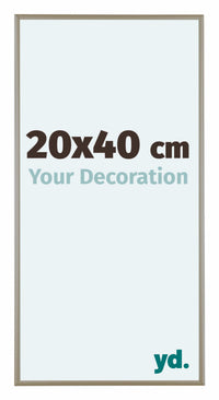 Austin Aluminium Photo Frame 20x40cm Champagne Front Size | Yourdecoration.com