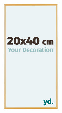 Austin Aluminium Photo Frame 20x40cm Gold Vintage Front Size | Yourdecoration.com