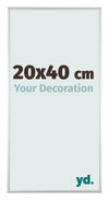Austin Aluminium Photo Frame 20x40cm Silver Matt Front Size | Yourdecoration.com