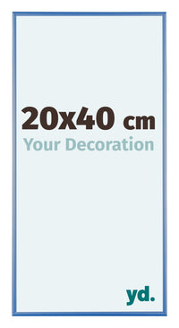 Austin Aluminium Photo Frame 20x40cm Steel Blue Front Size | Yourdecoration.com