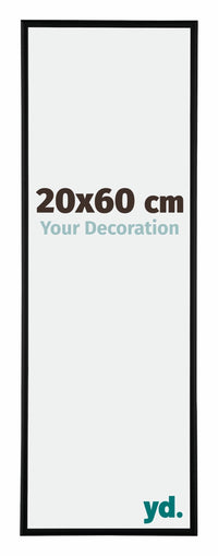 Austin Aluminium Photo Frame 20x60cm Black Matt Front Size | Yourdecoration.com