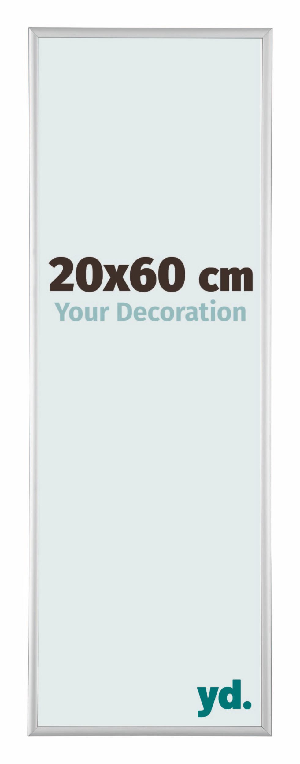 Austin Aluminium Photo Frame 20x60cm Silver Matt Front Size | Yourdecoration.com