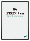 Austin Aluminium Photo Frame 21x29 7cm A4 Black High Gloss Front Size | Yourdecoration.com