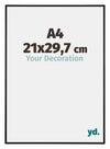 Austin Aluminium Photo Frame 21x29 7cm A4 Black Matt Front Size | Yourdecoration.com