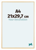 Austin Aluminium Photo Frame 21x29 7cm A4 Gold Vintage Front Size | Yourdecoration.com