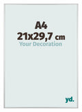 Austin Aluminium Photo Frame 21x29 7cm A4 Silver Matt Front Size | Yourdecoration.com