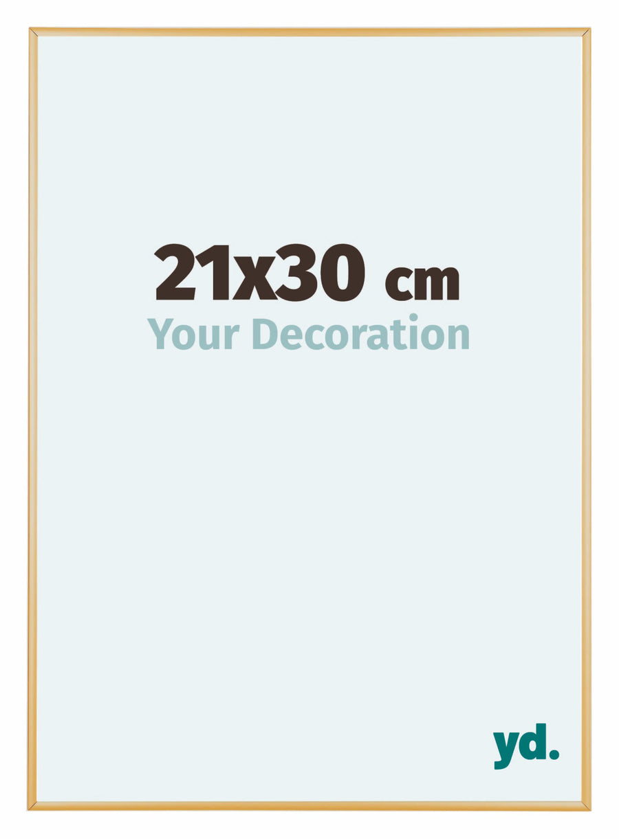 Austin Aluminium Photo Frame 21x30cm Gold Vintage Front Size | Yourdecoration.com