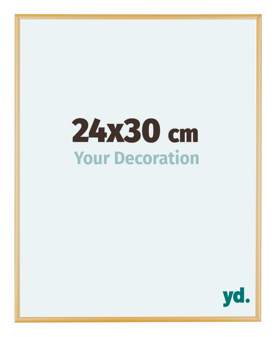 Austin Aluminium Photo Frame 24x30cm Gold Vintage Front Size | Yourdecoration.com