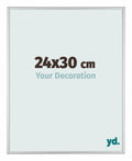 Austin Aluminium Photo Frame 24x30cm Silver Matt Front Size | Yourdecoration.com