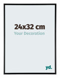 Austin Aluminium Photo Frame 24x32cm Black High Gloss Front Size | Yourdecoration.com