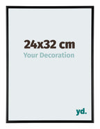 Austin Aluminium Photo Frame 24x32cm Black High Gloss Front Size | Yourdecoration.com