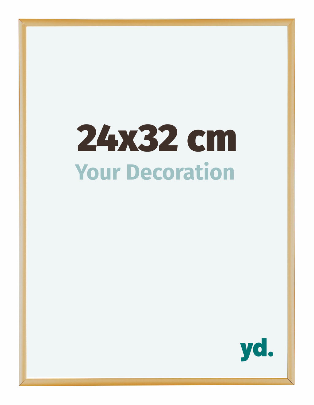 Austin Aluminium Photo Frame 24x32cm Gold Vintage Front Size | Yourdecoration.com