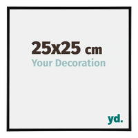 Austin Aluminium Photo Frame 25x25cm Black Matt Front Size | Yourdecoration.com