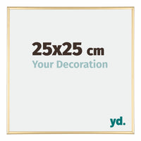 Austin Aluminium Photo Frame 25x25cm Gold High Gloss Front Size | Yourdecoration.com