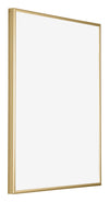 Austin Aluminium Photo Frame 25x30cm Gold High Gloss Front Oblique | Yourdecoration.com
