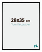 Austin Aluminium Photo Frame 28x35cm Black High Gloss Front Size | Yourdecoration.com