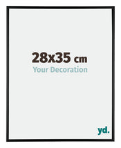Austin Aluminium Photo Frame 28x35cm Black High Gloss Front Size | Yourdecoration.com